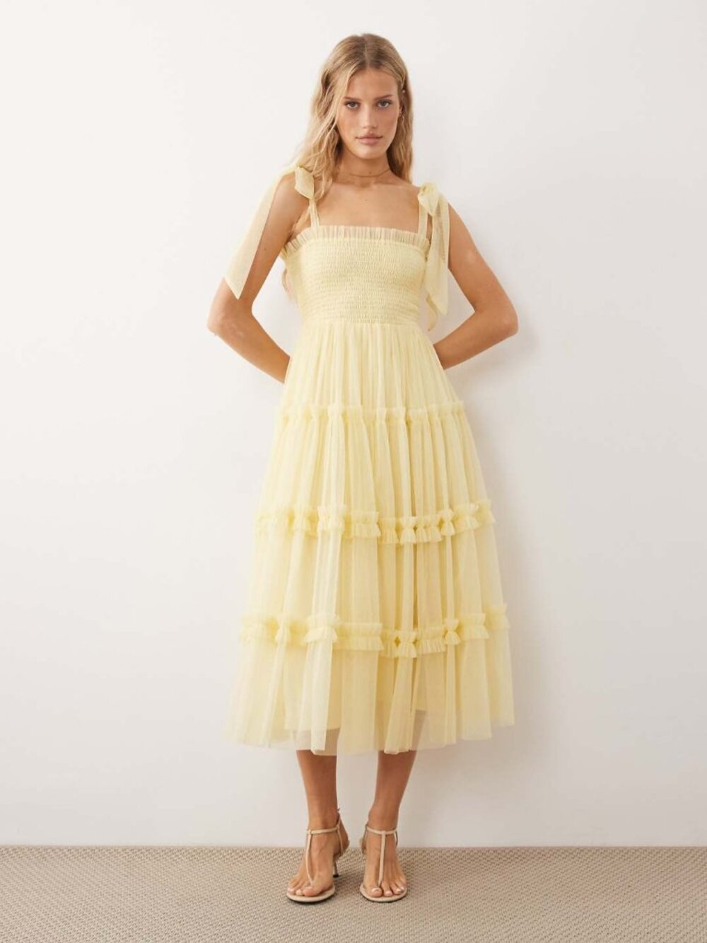 Lemon Tulle Dress